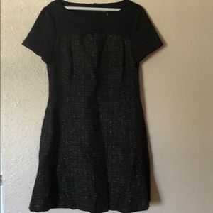 Black and gold dress